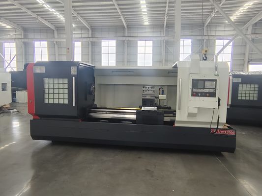 CK61100 CNC Flat Bed Lathe Automatic Fanuc Siemens Mitsubishi Control System