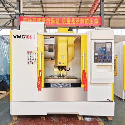 VMC 1050 تصميم آلة CNC VMC للخدمة الشاقة ذات 4 محاور لقطع المعادن
