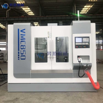 GSK Control System CNC مركز الماكينة الرأسية 4 محاور VMC850