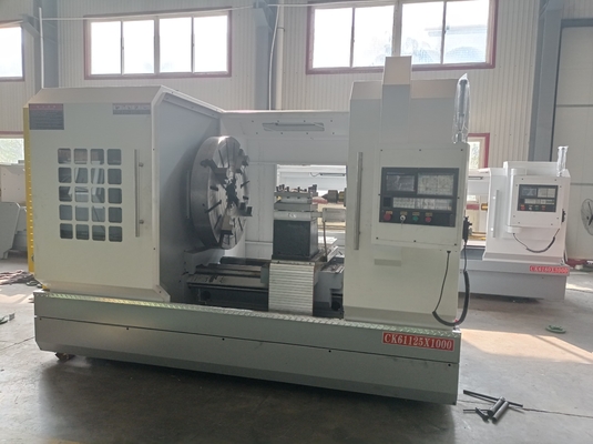 CKNC61125 الفولاذ المقاوم للصدأ مخرطة CNC آلة تصنيع الأجزاء المعدنية