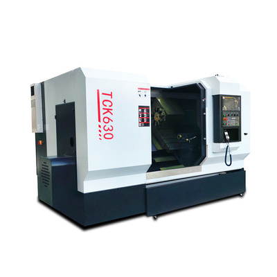 45 درجة آلة التشغيل المعدنية CNC محول Tck630 مركز تحويل السرير الميل