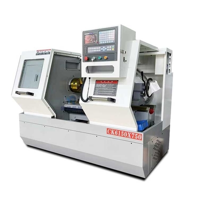 CK6150-750mm آلة التشغيل الحاسوبية CNC 220V طاولة مسطحة آلة التشغيل
