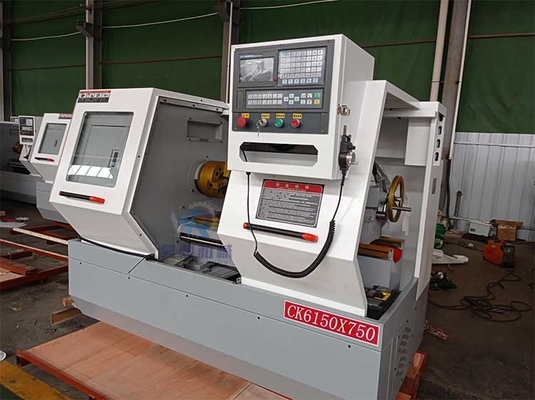 CK6150-750mm آلة التشغيل الحاسوبية CNC 220V طاولة مسطحة آلة التشغيل