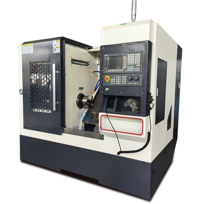 سرير منحني Tck40 هيدروليك تشاك Cnc تحويل آلة الدوائر