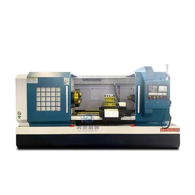 Qk1322 مزدوج شاك أفقي سرير مسطح الآلي CNC أنابيب الخيوط آلة الدوائر للمعدن